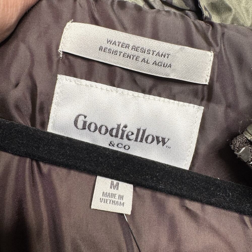 Men’s Medium Goodfellow & Co Lightweight Puffer Jacket in Green Camo. NWT - Picture 6 of 8